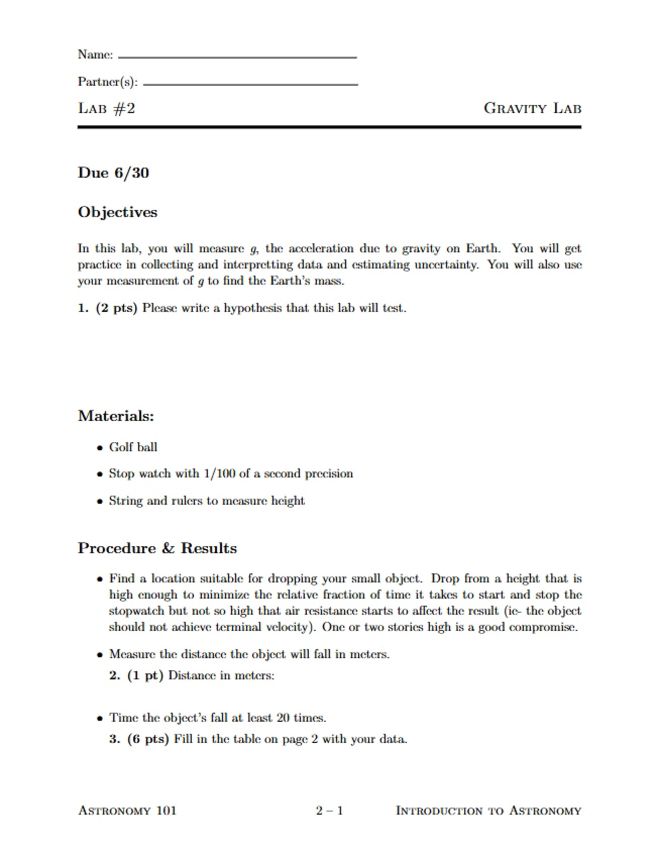Course Study Notes