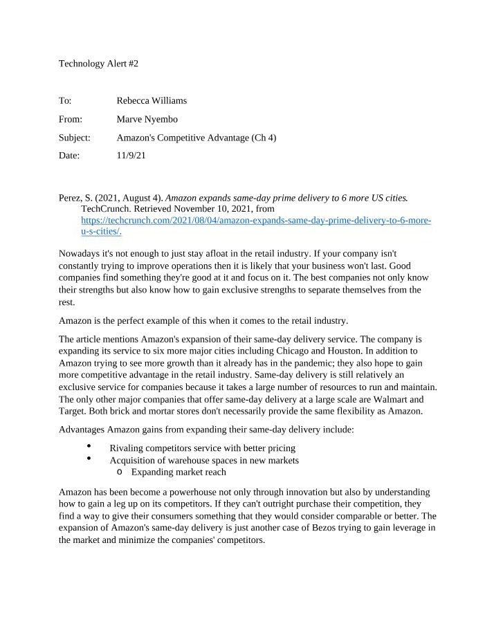 Tech Alert 2 - BA 382