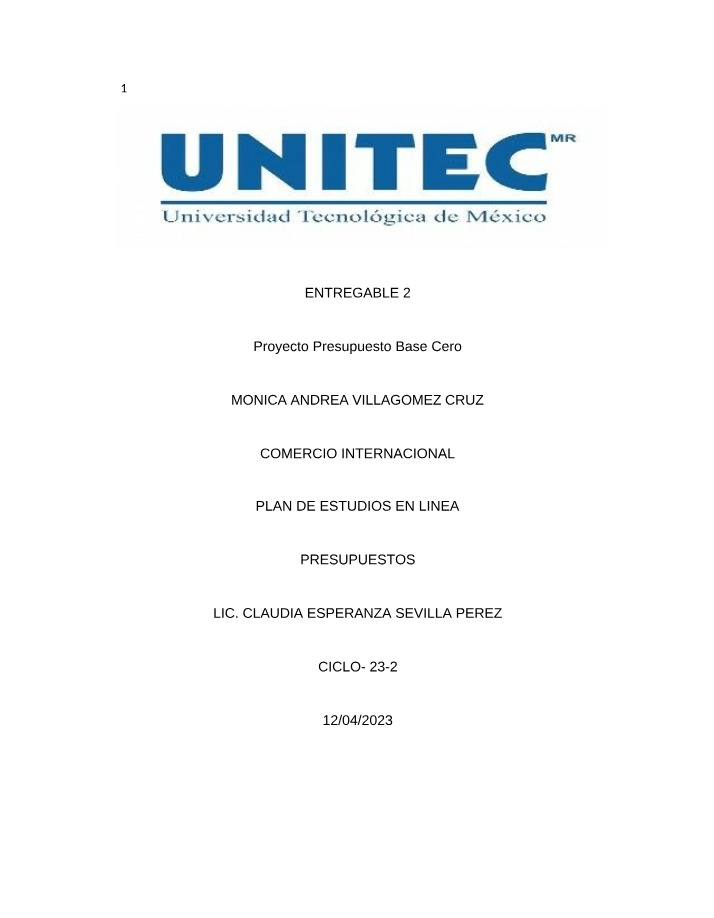 Zero-Based Budget Implementation - International Business Case Study