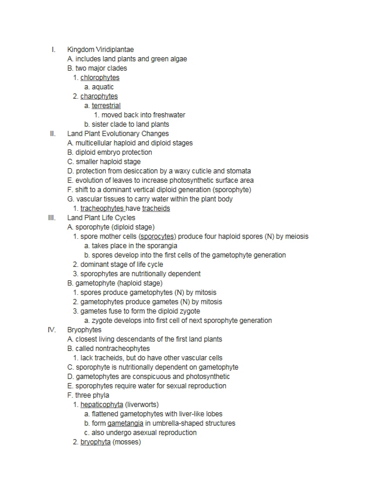 General Biology II Lecture Notes