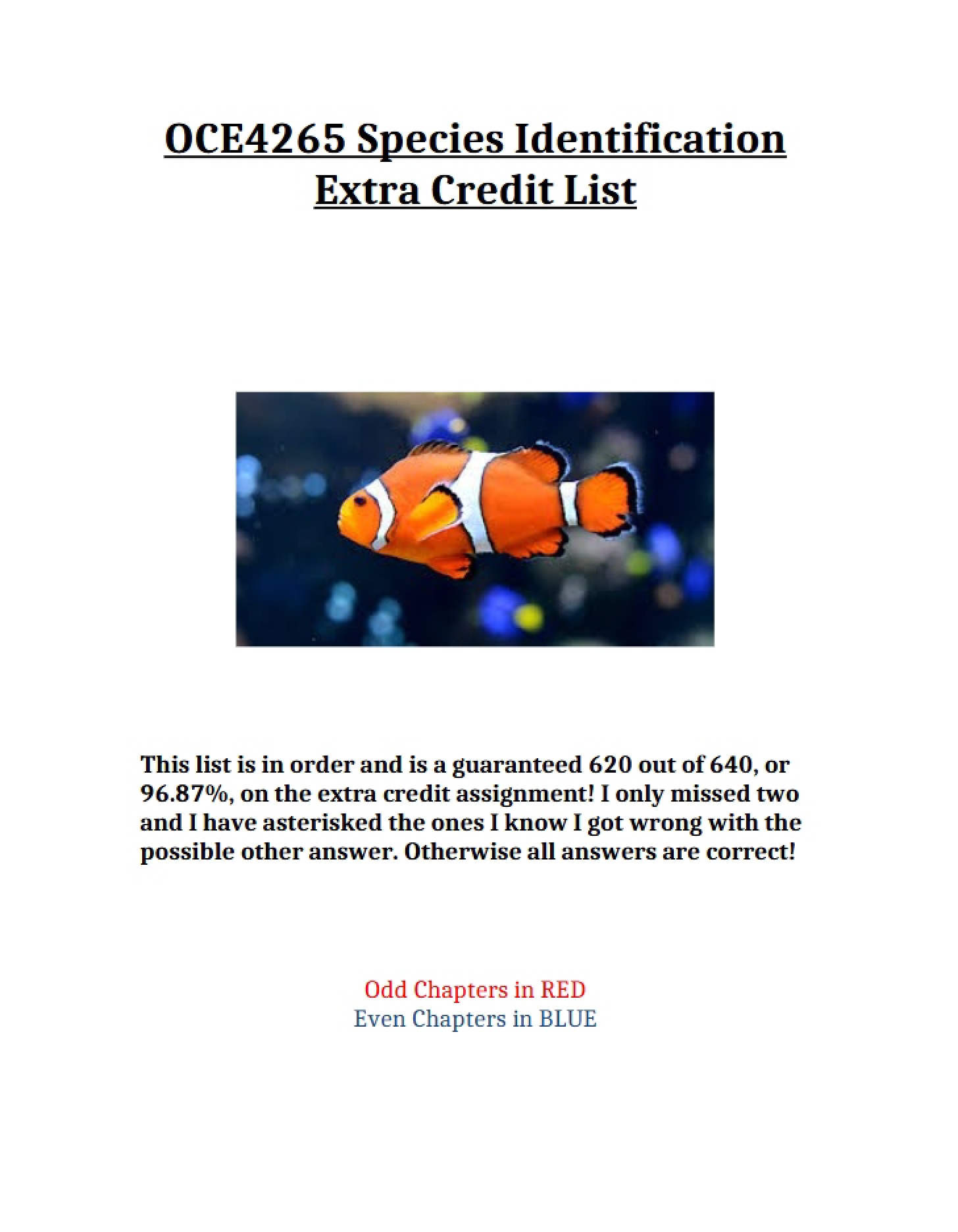 Course Notes