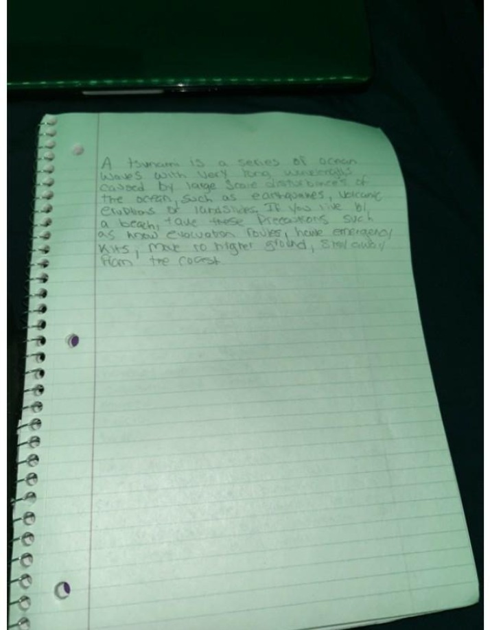 World Geography - Tsunami Notes