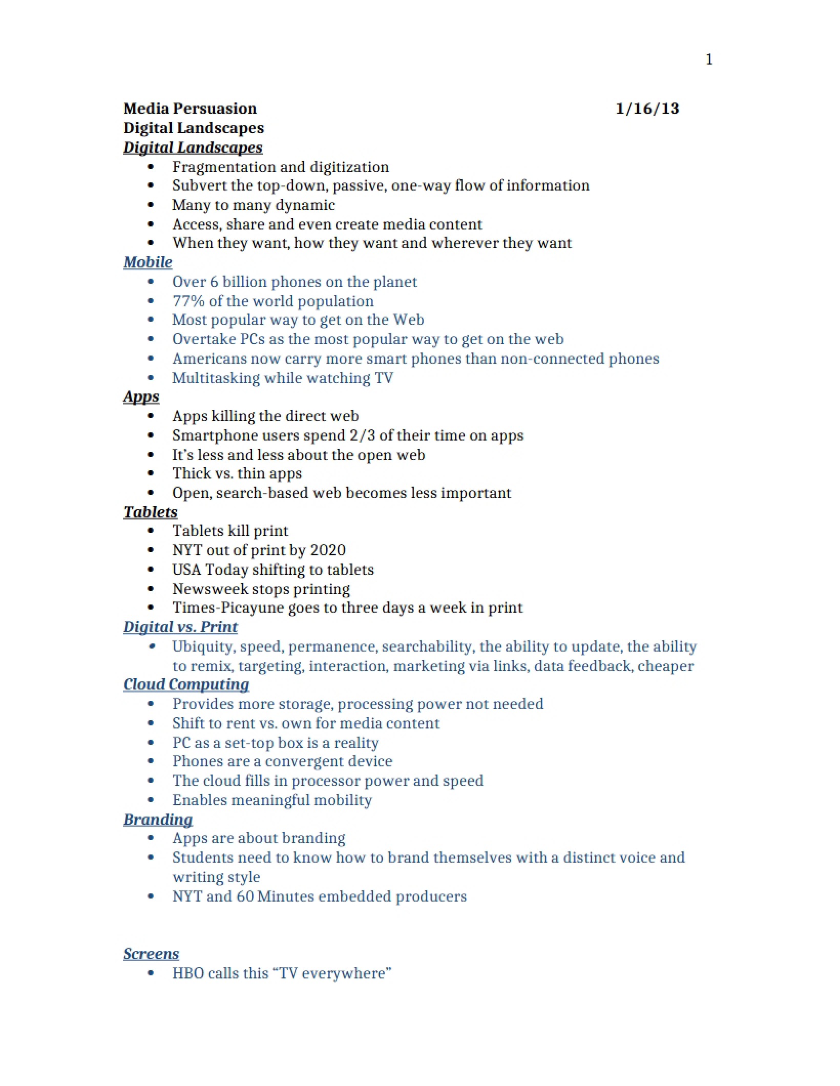 Digital Brands Notes