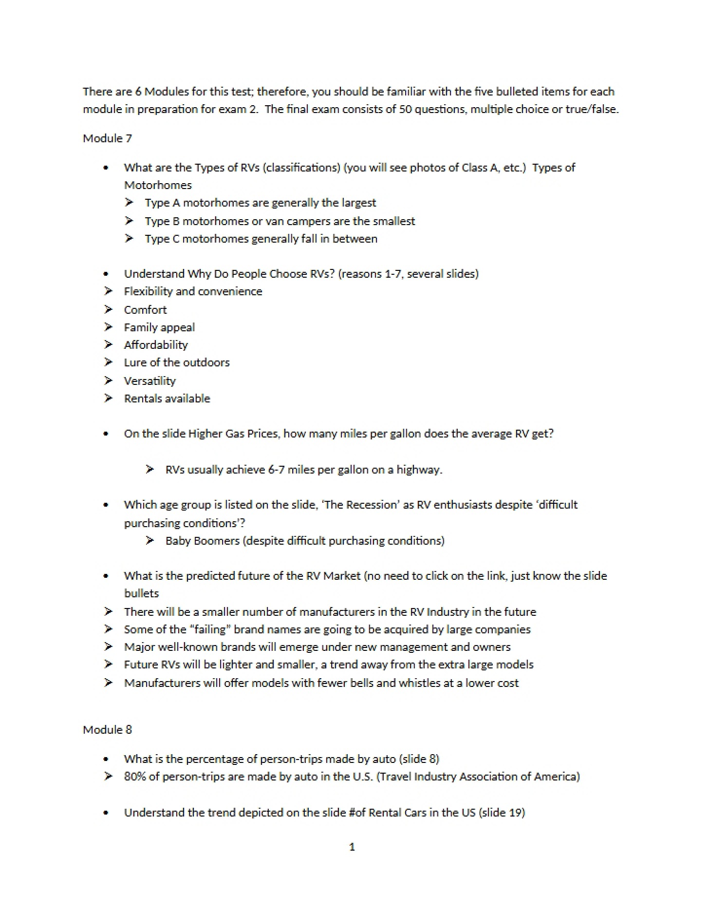 Seventh Module Highlights
