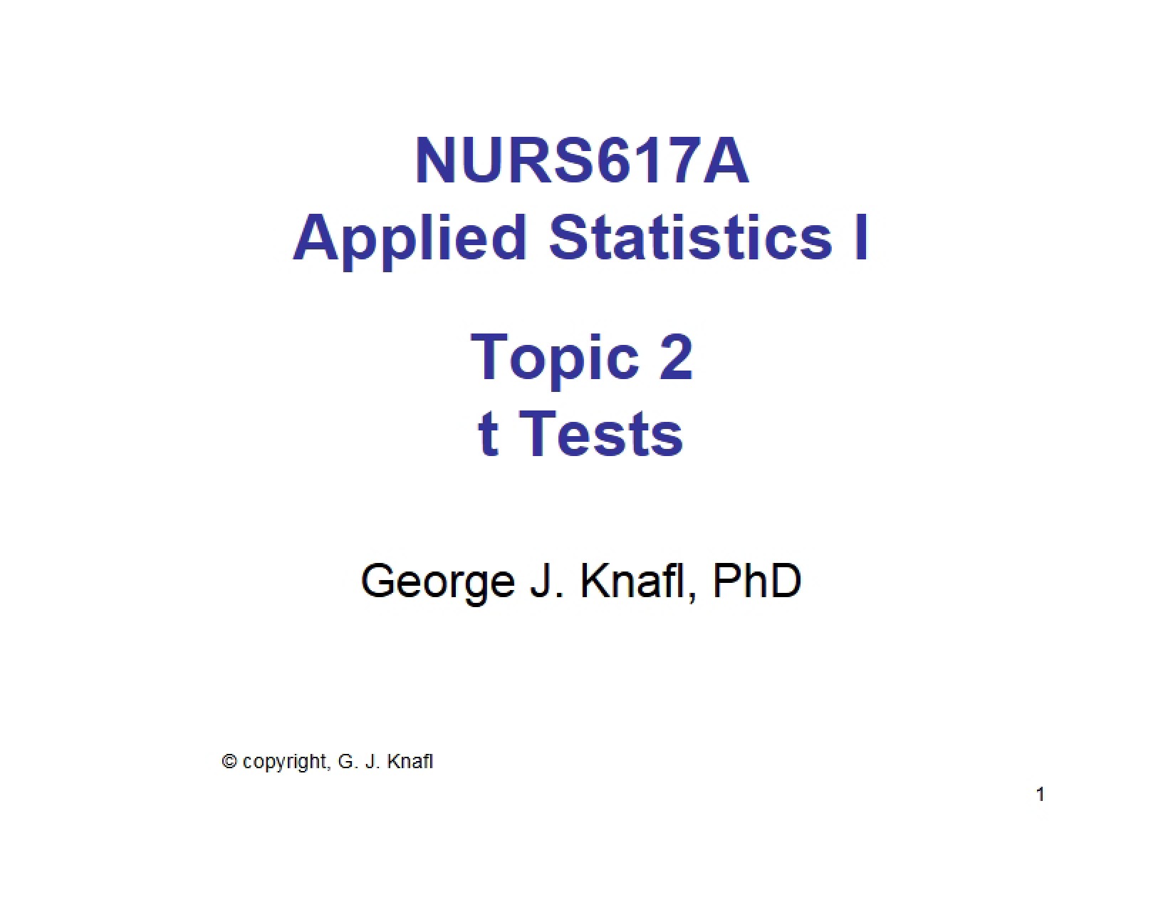 Topic 2 T-Test Analysis