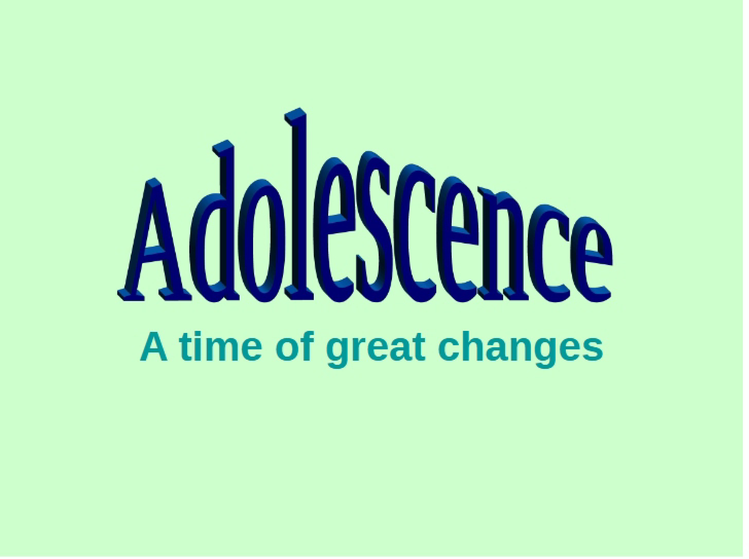 Years of Adolescence