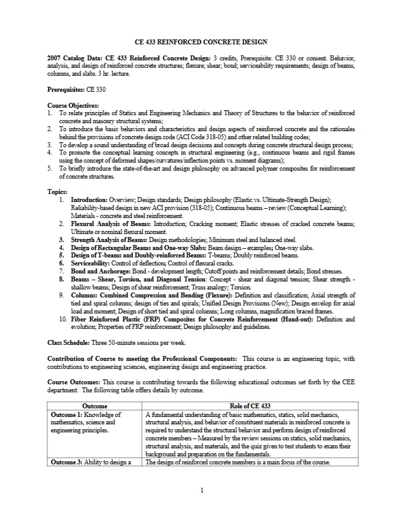 Course Syllabus