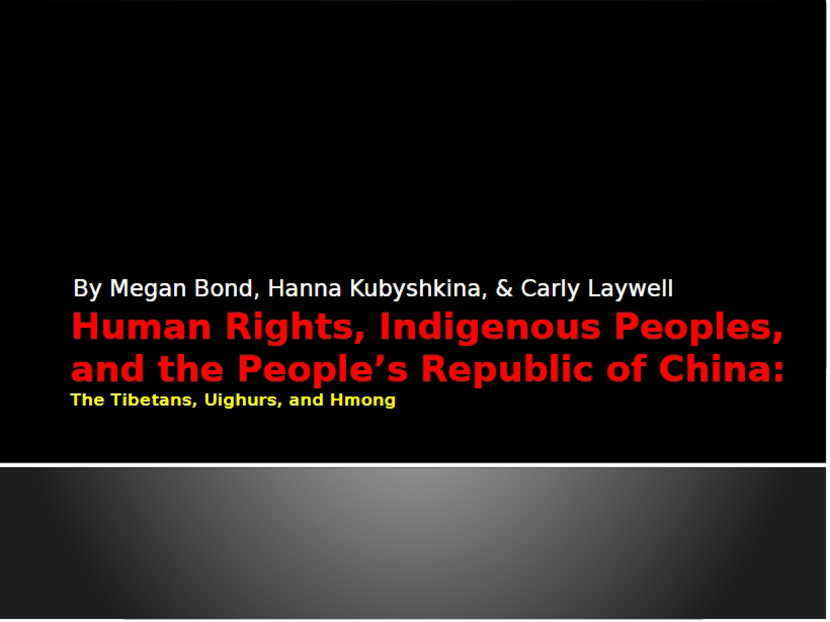 China Indigenous Rights and Human Rights