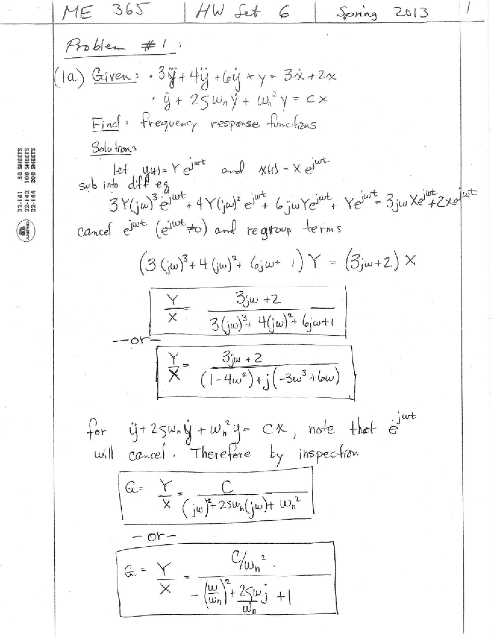 Solution HW 6 (Spring 2013)