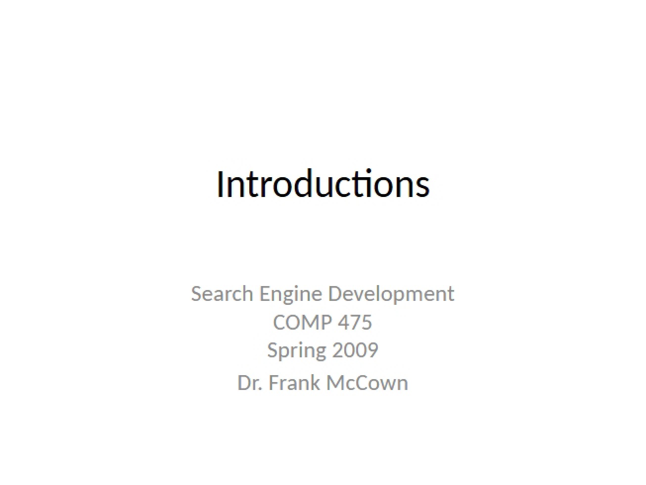 Lecture Notes for Introduction to Web Science