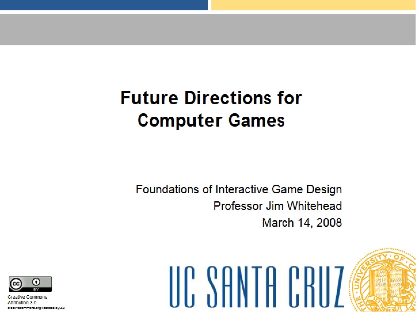 Future Trends in Computer Games
