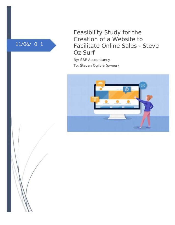 Feasibility Study - Online Sales Website for Steve Oz Surf