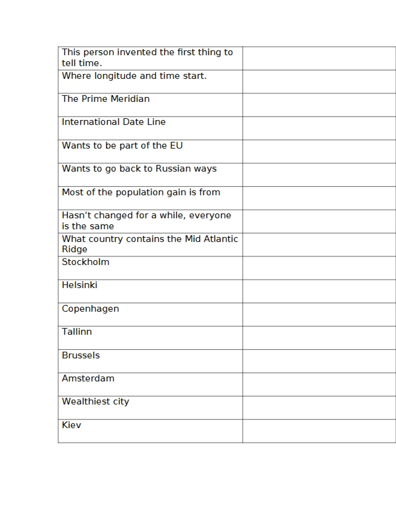 Study Guide