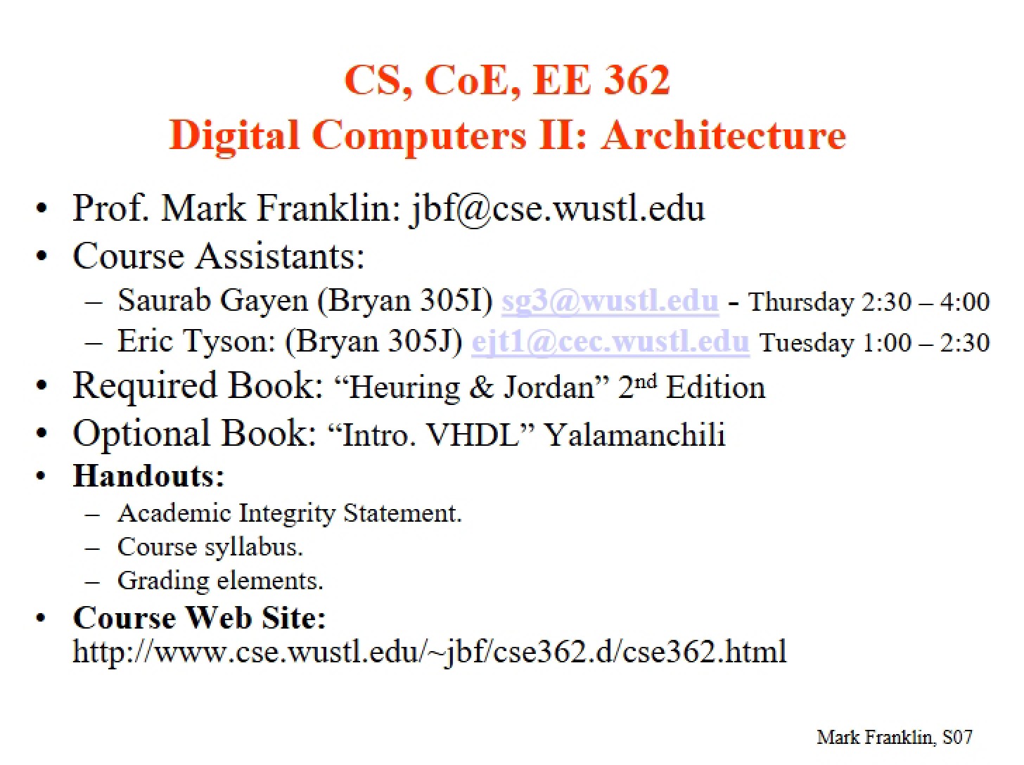 Intro to Course
