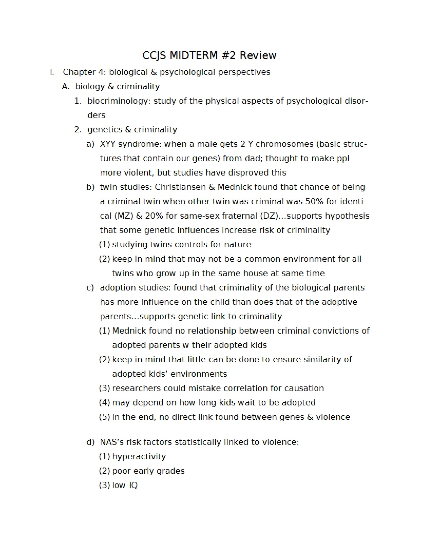 Review Materials for the Second Midterm Exam