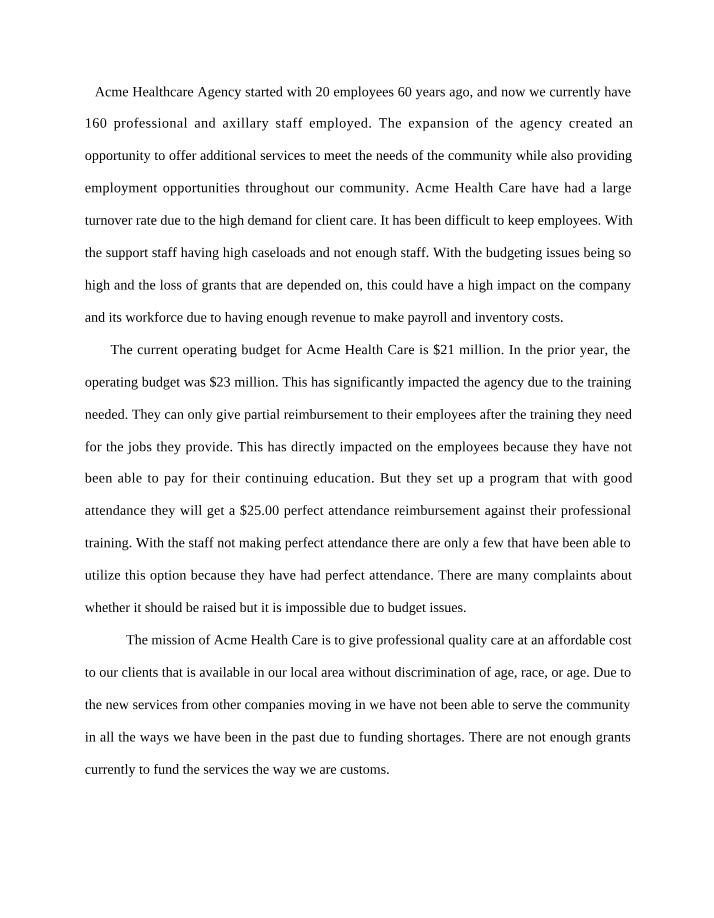 Acme Final Project