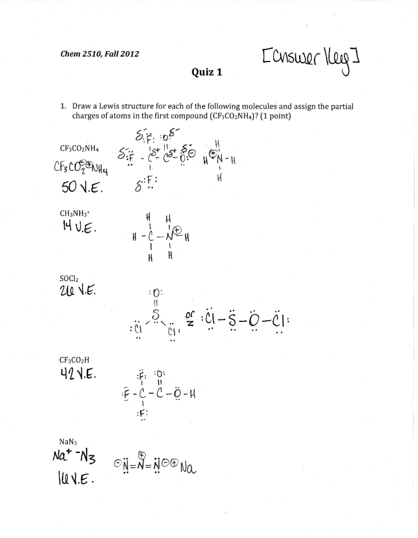 First Quiz