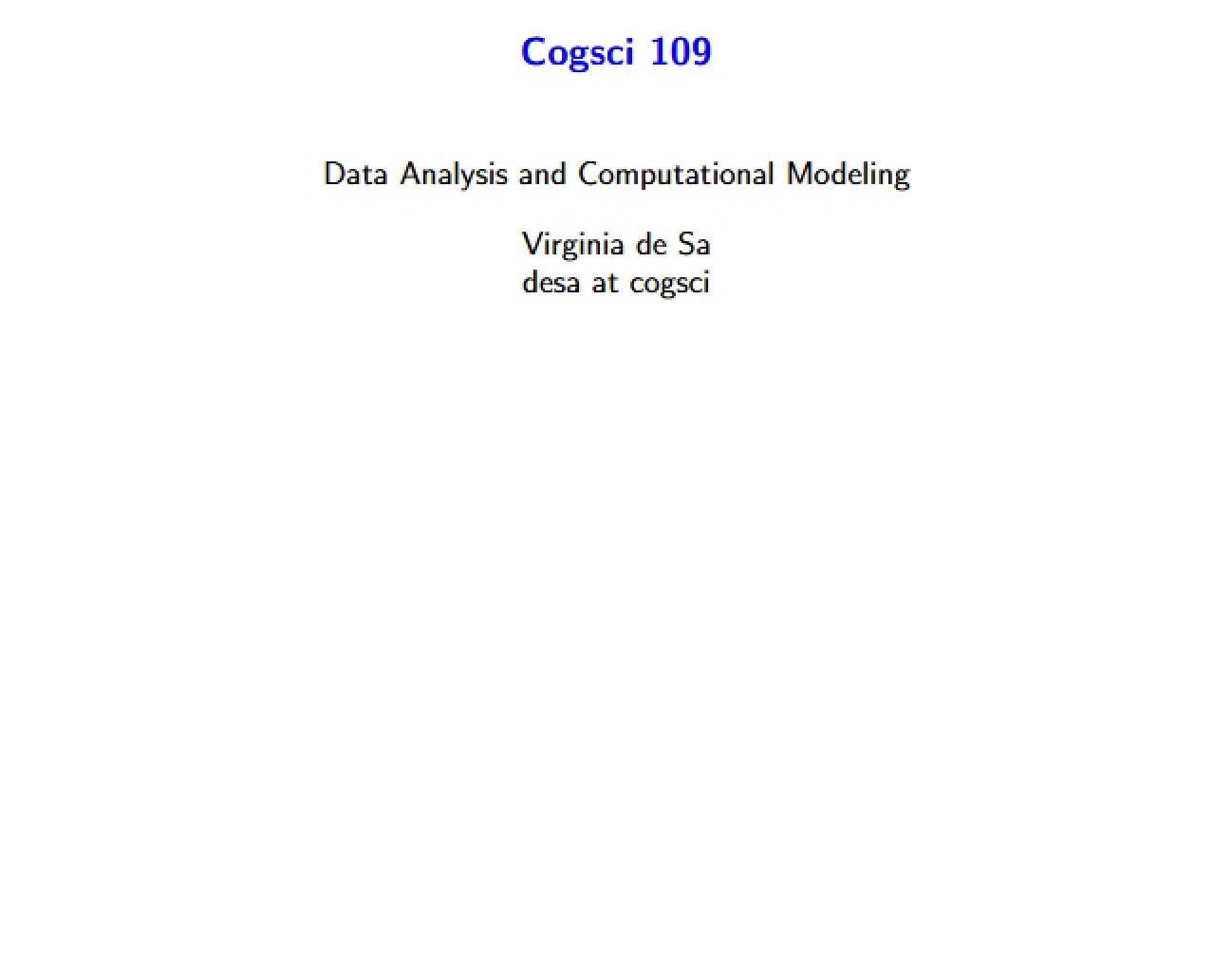 Techniques in Quantitative Modeling