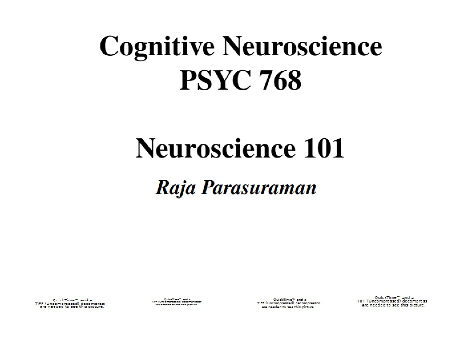 Neuroscience Fundamentals