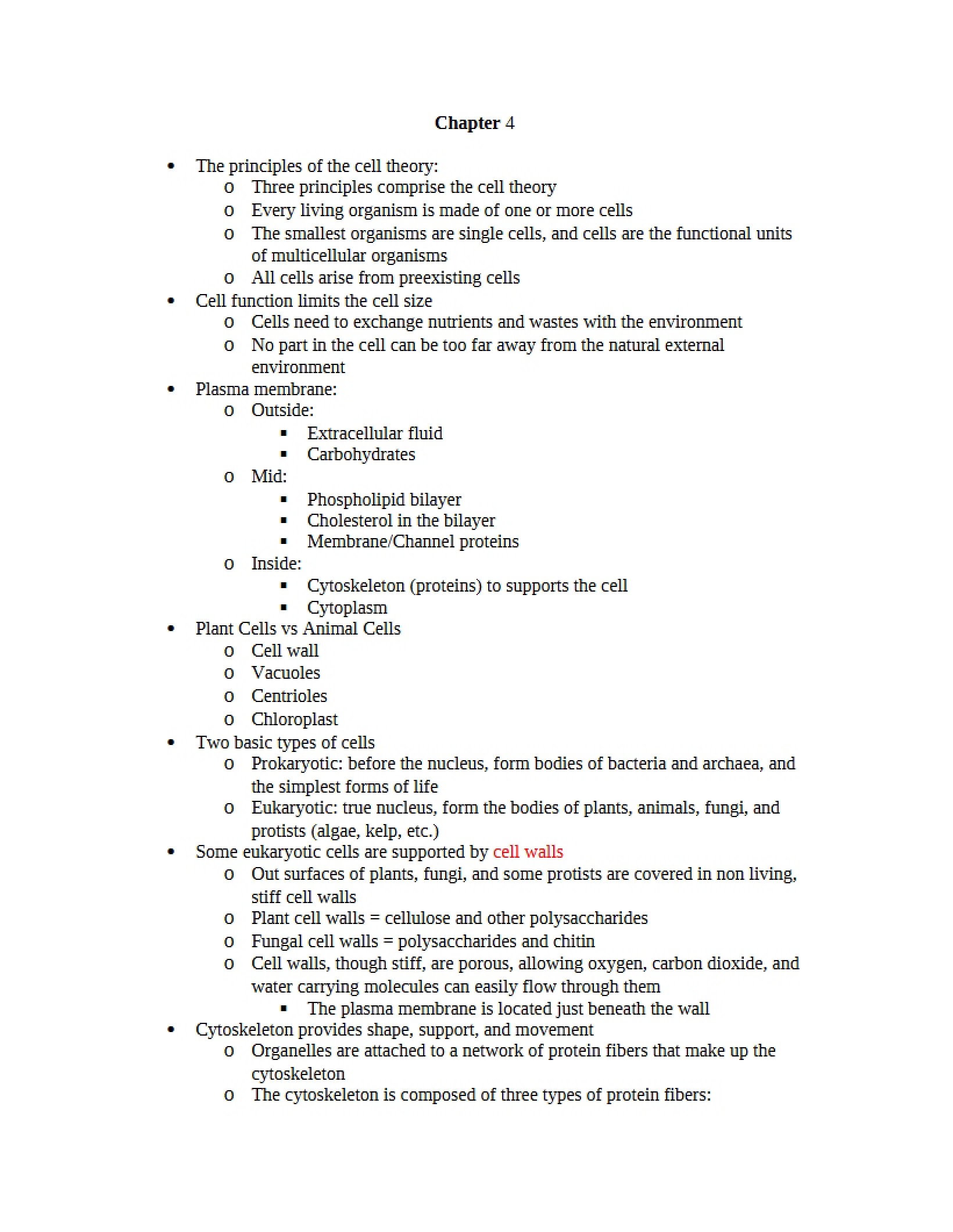 Chapter Four Overview