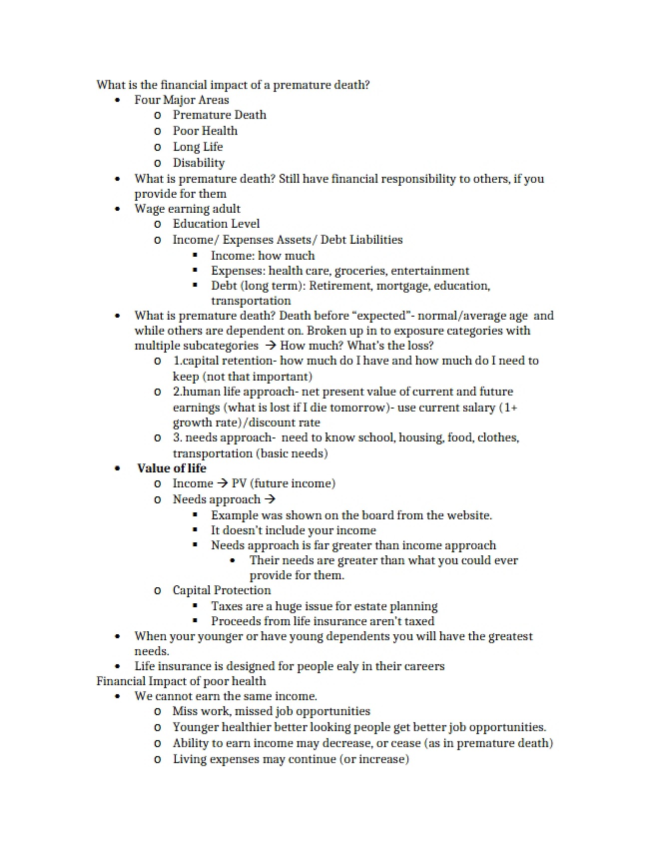 Class Notes