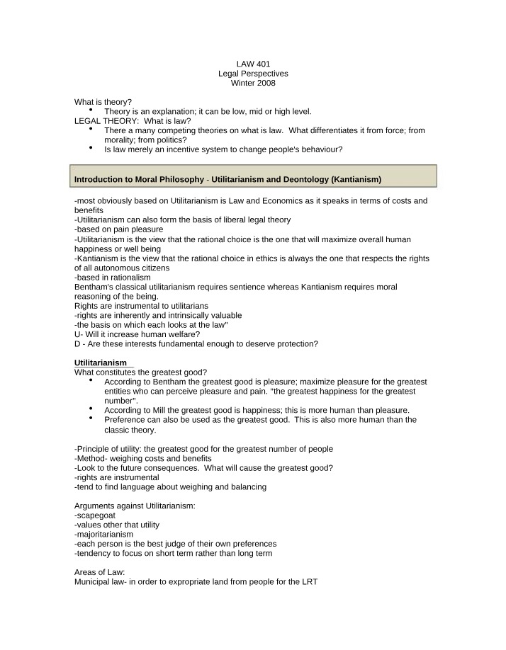 Winter 2008 Class Notes - Jonnette