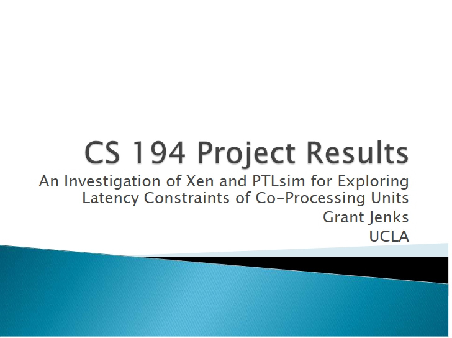 Project Results