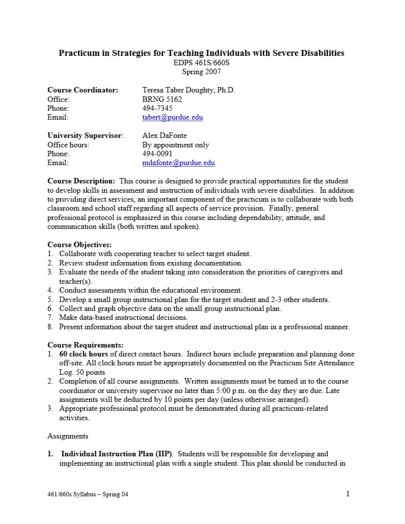 Syllabus