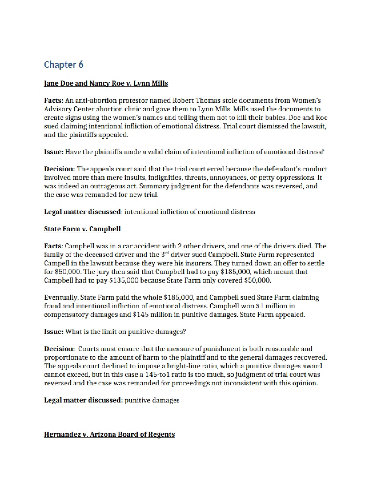 Jane Doe and Nancy Roe v. Lynn Mills