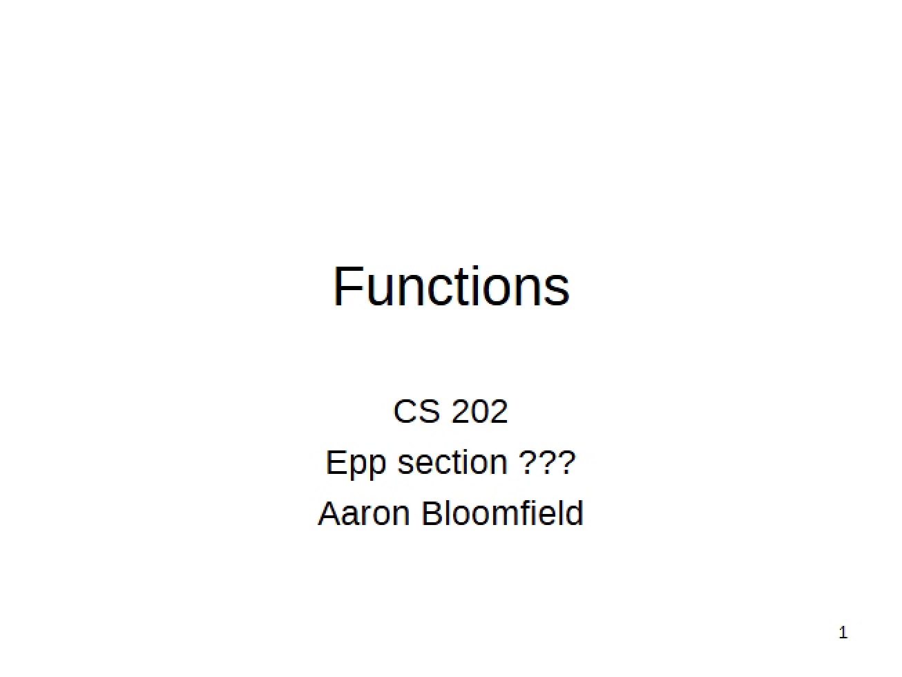 Functions in Math