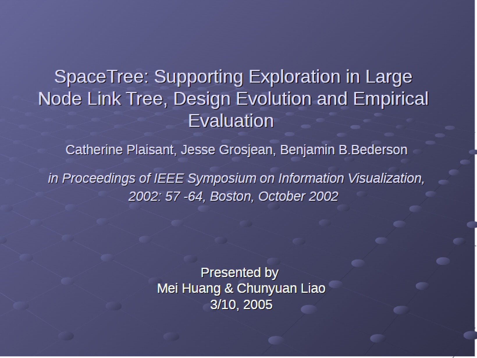 SpaceTree Structure