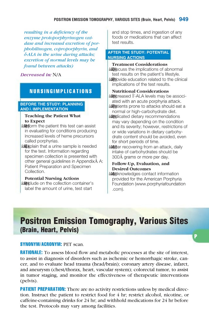 Evaluating Heme Precursors in Positron Emission Tomography