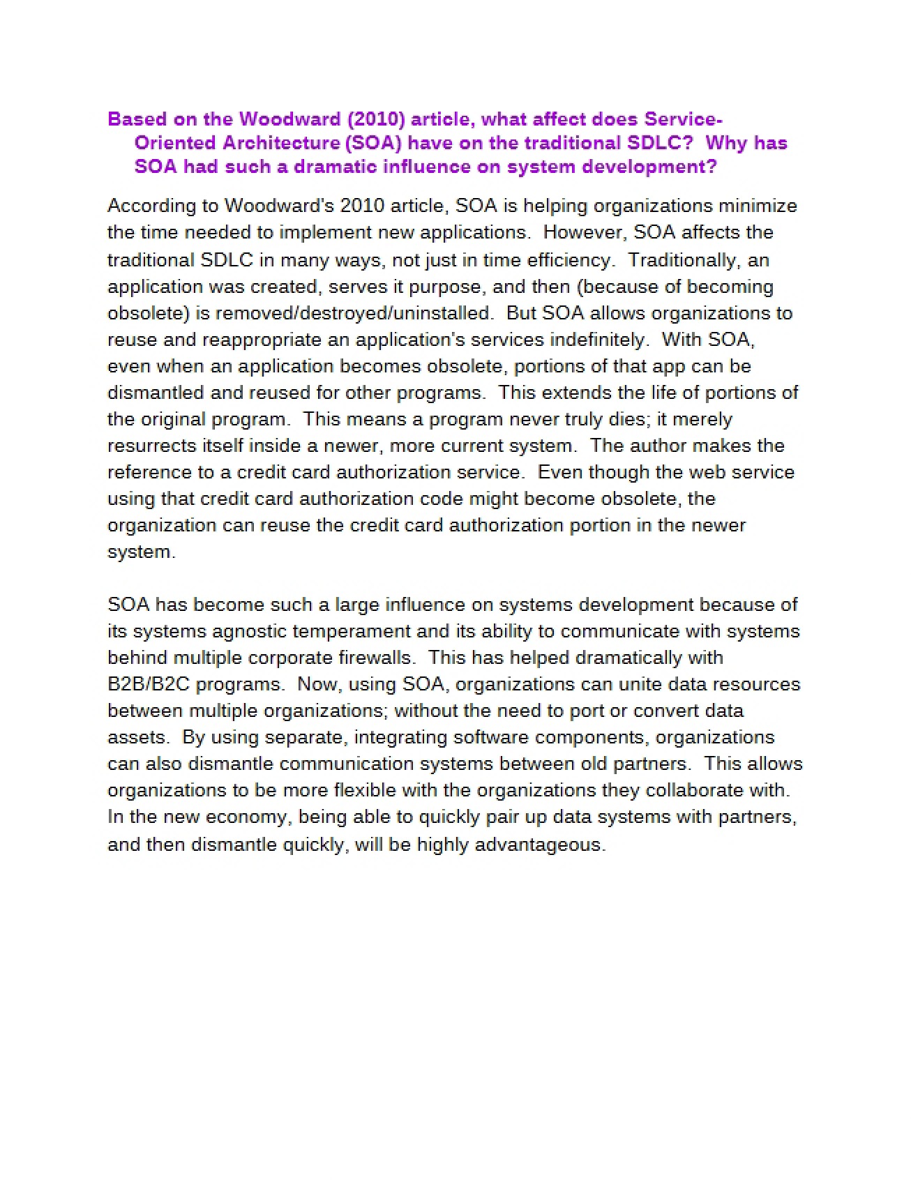 Advanced Software Engineering Paper