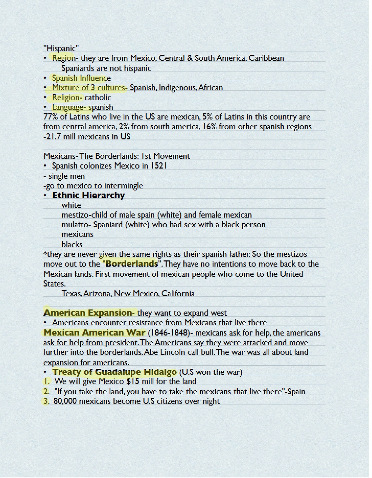 Subject Matter Summary