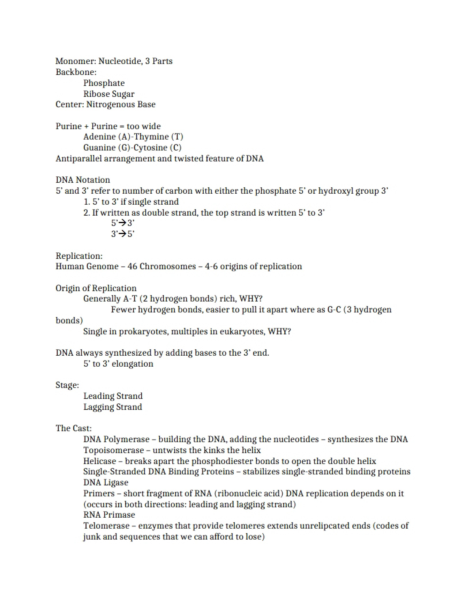 Nucleotide Monomer