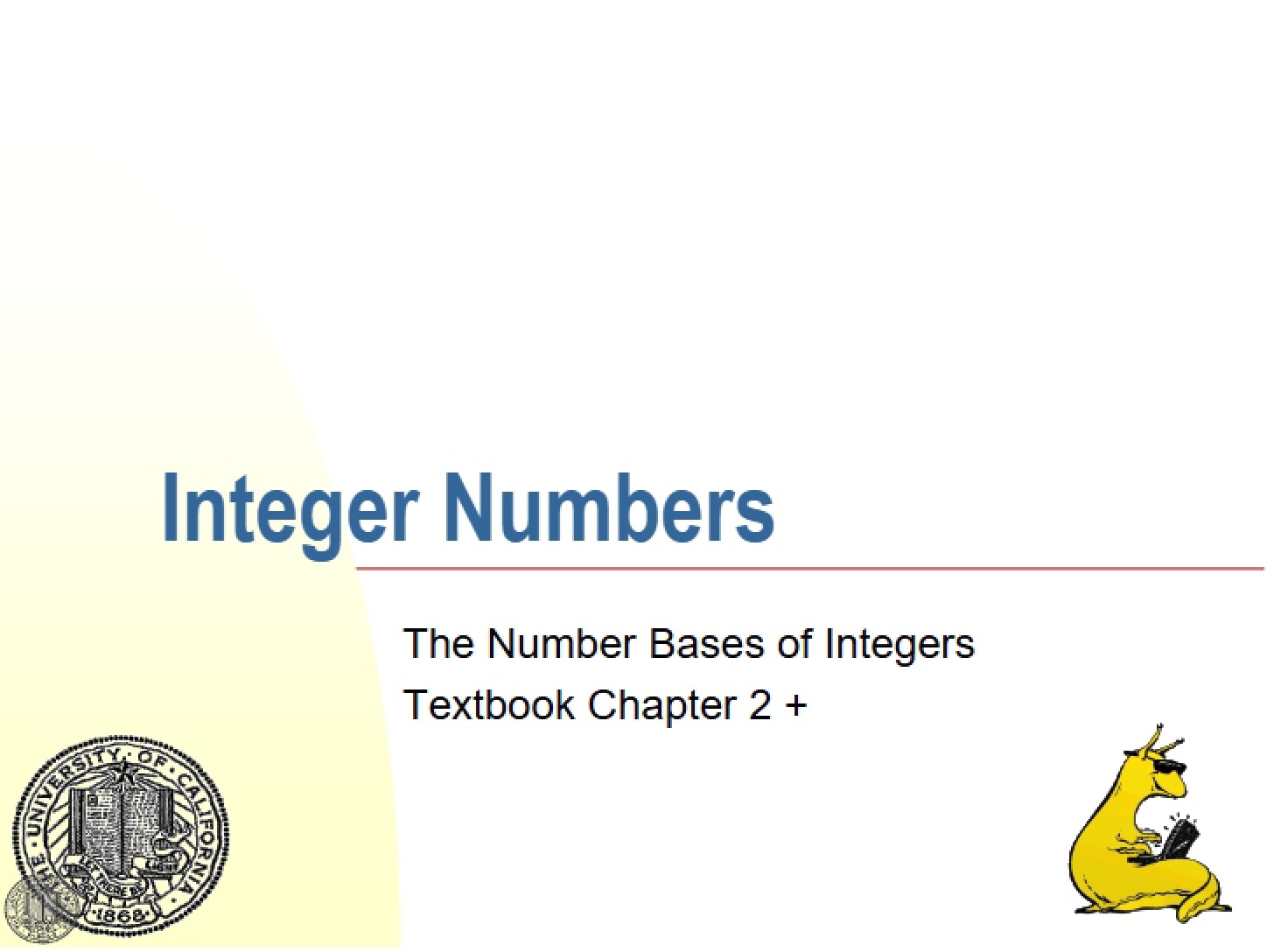 Numbers Integer