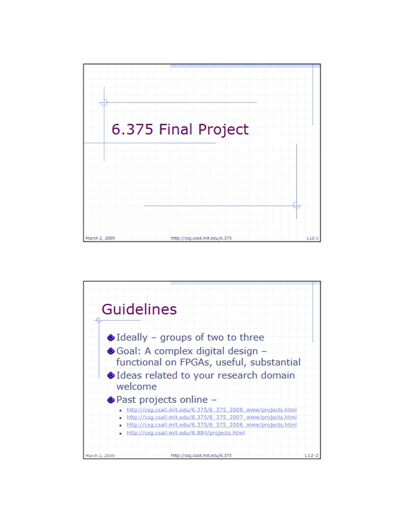 Study Guide: Complex Digital Systems
