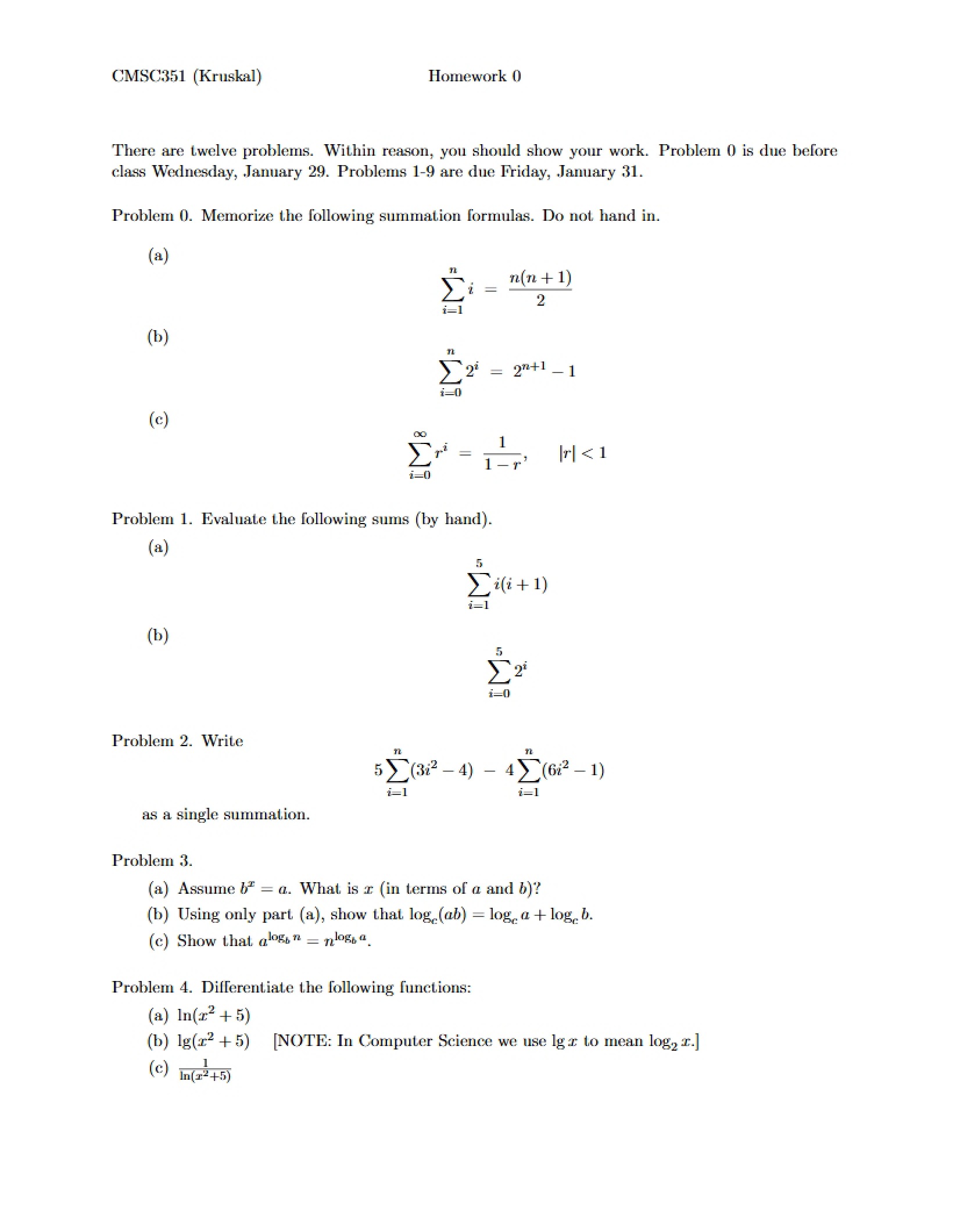 Assignment Zero
