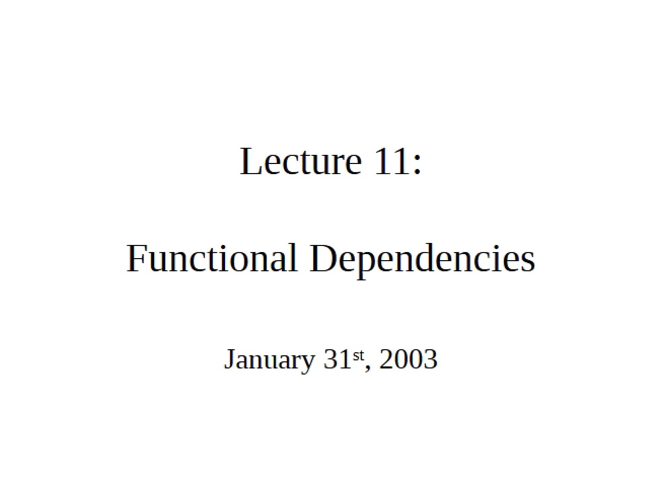 Dependencies (Functional) - 41 Pages