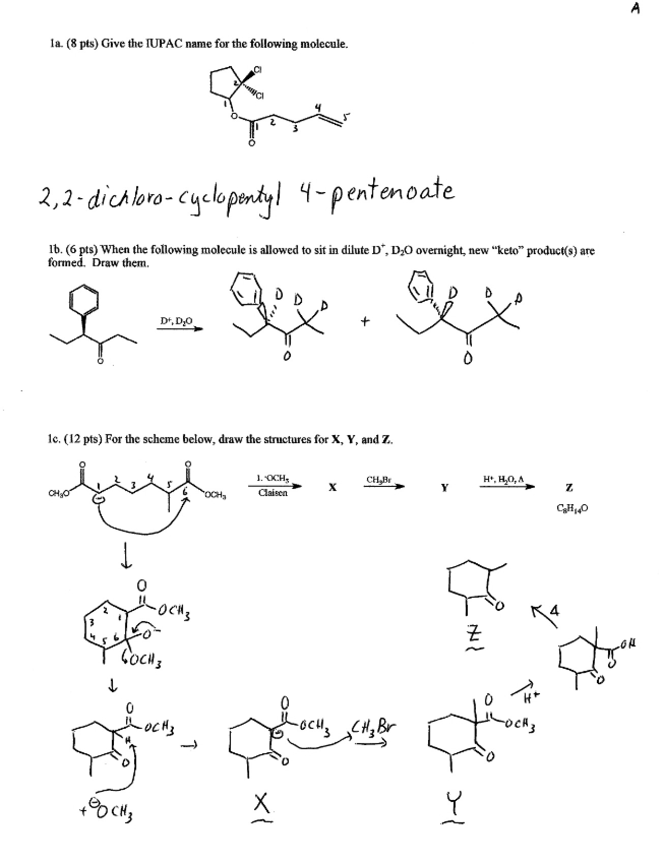Comprehensive Review for Organic Chemistry II