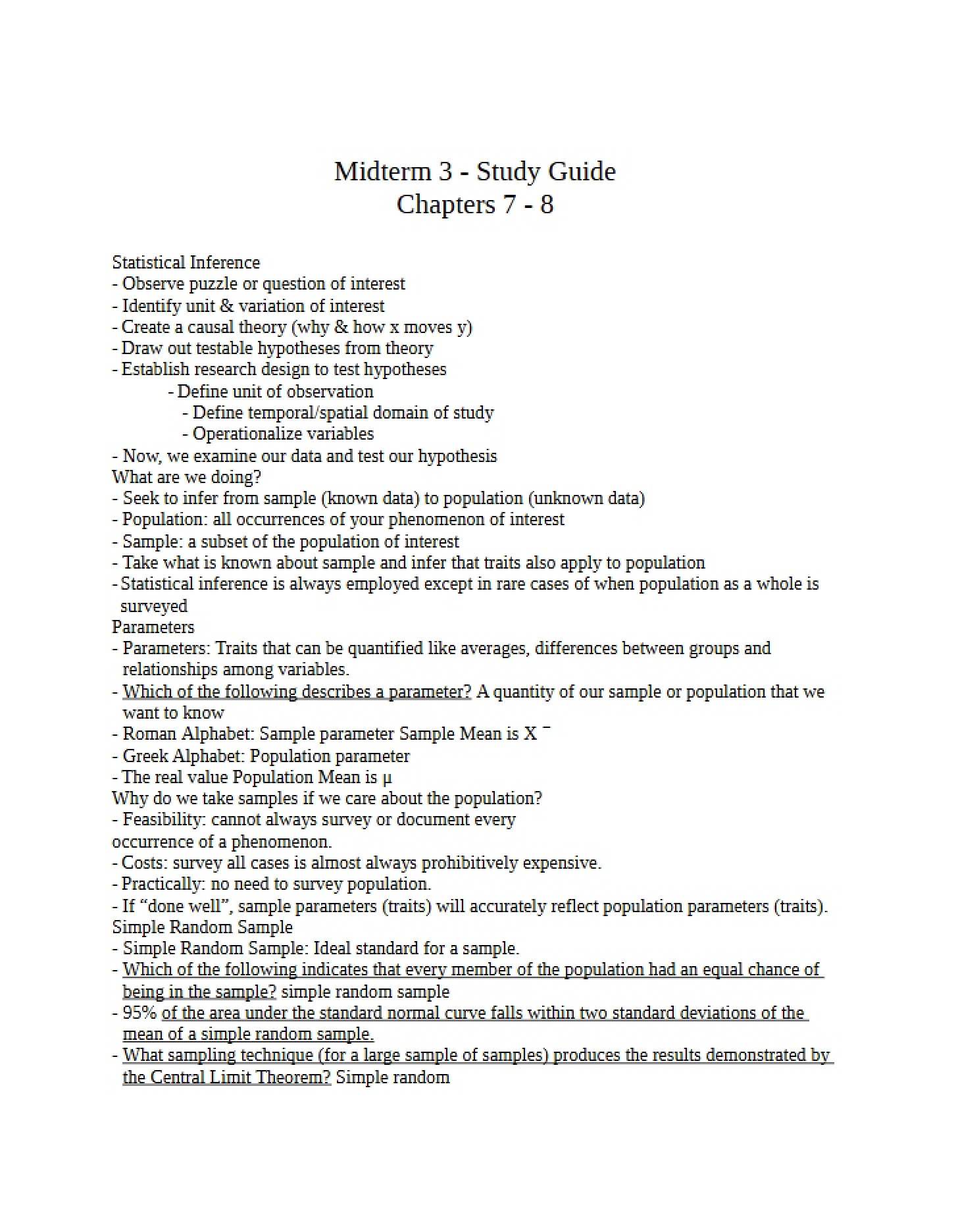 Midterm III