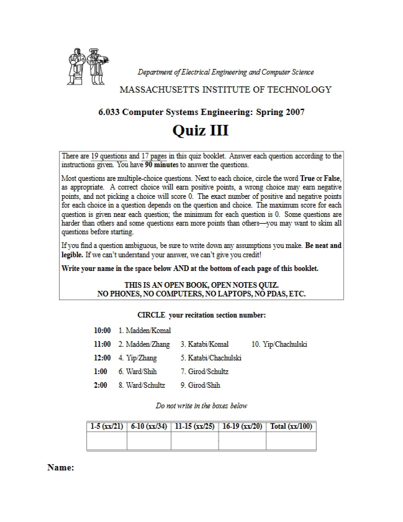Study Guide: Computer Systems