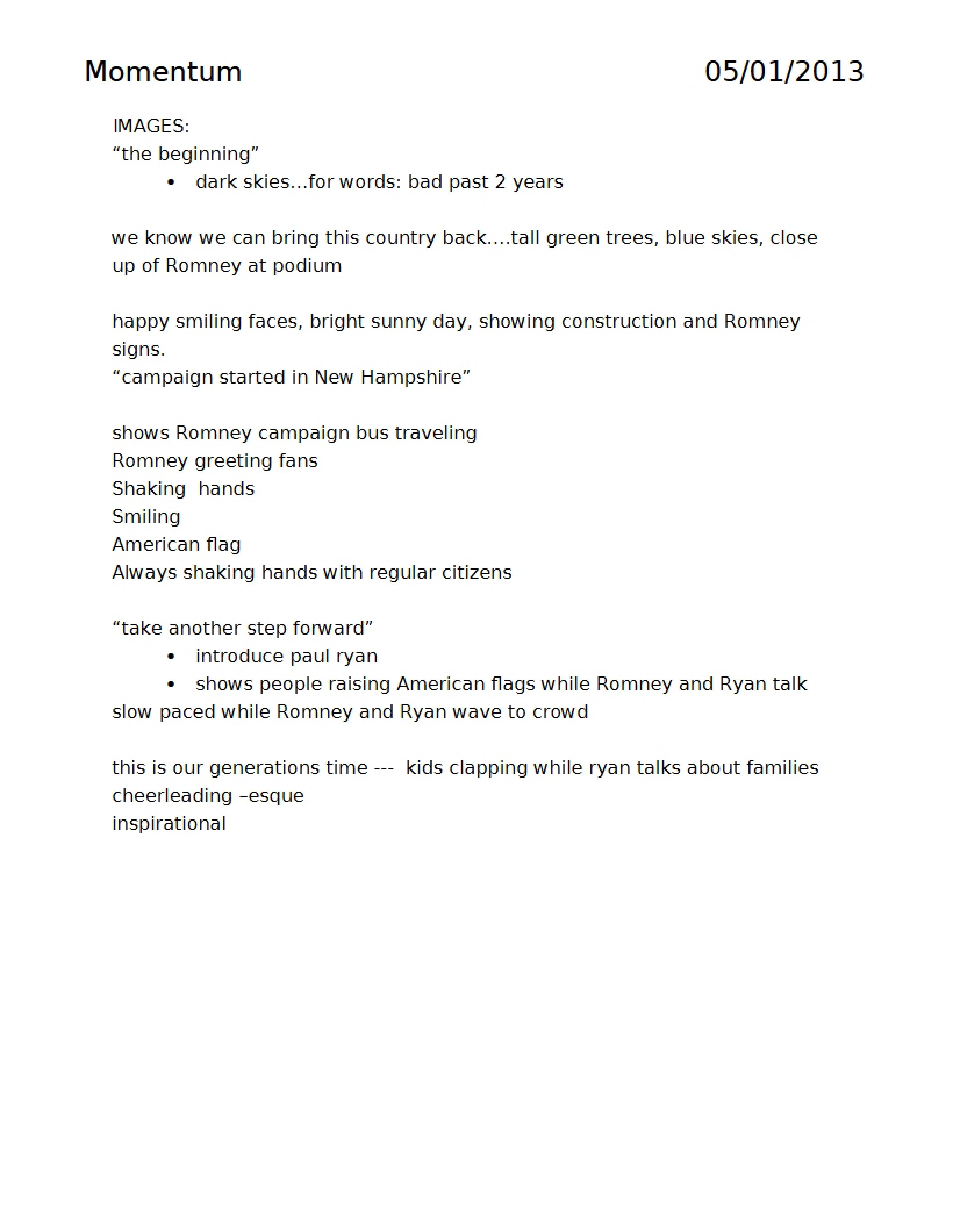 Momentum Concepts