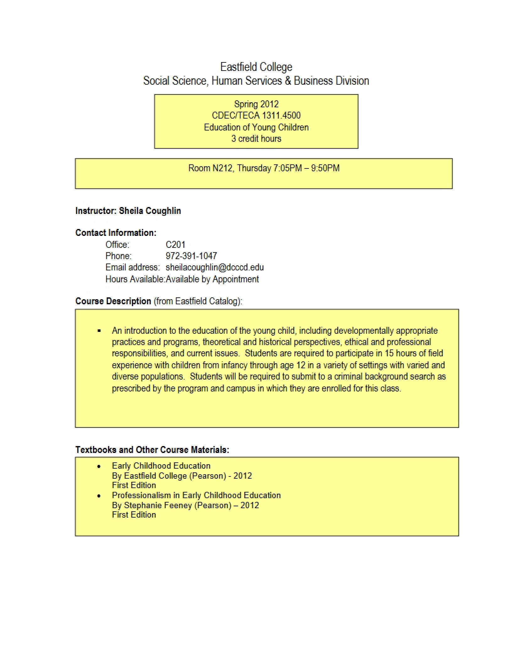 Syllabus