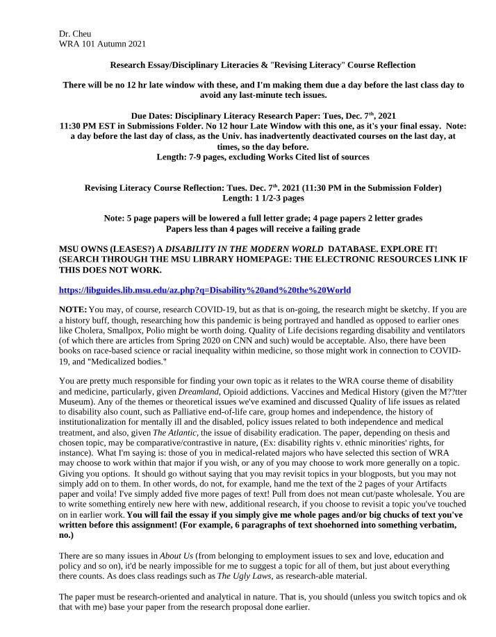 Analyzing America's Medical and Disability Issues