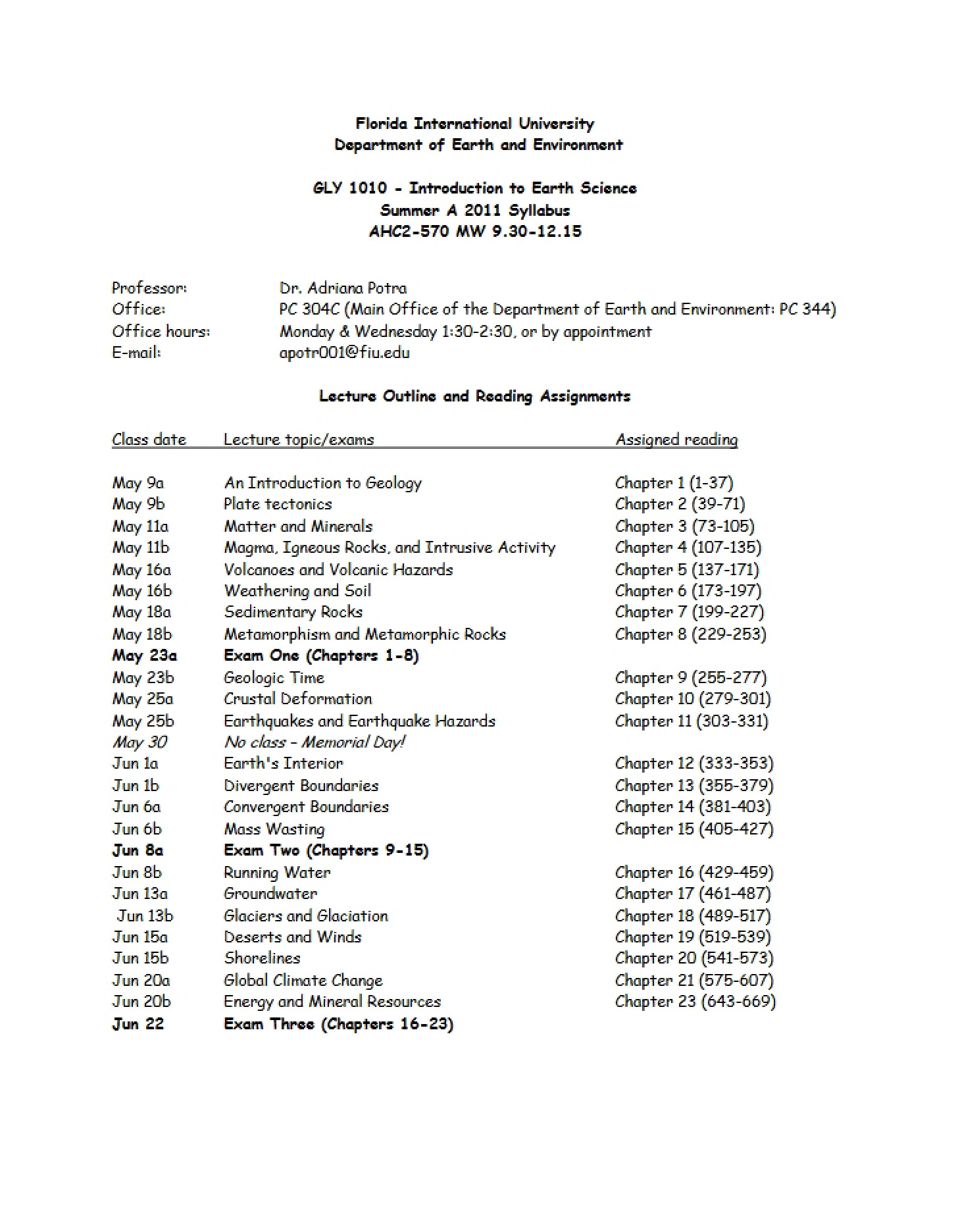 Comprehensive Academic Plan
