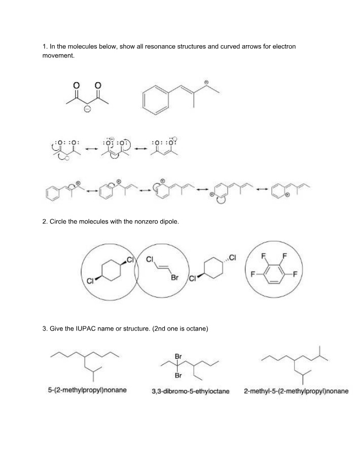 Answer Key for Worksheet 2