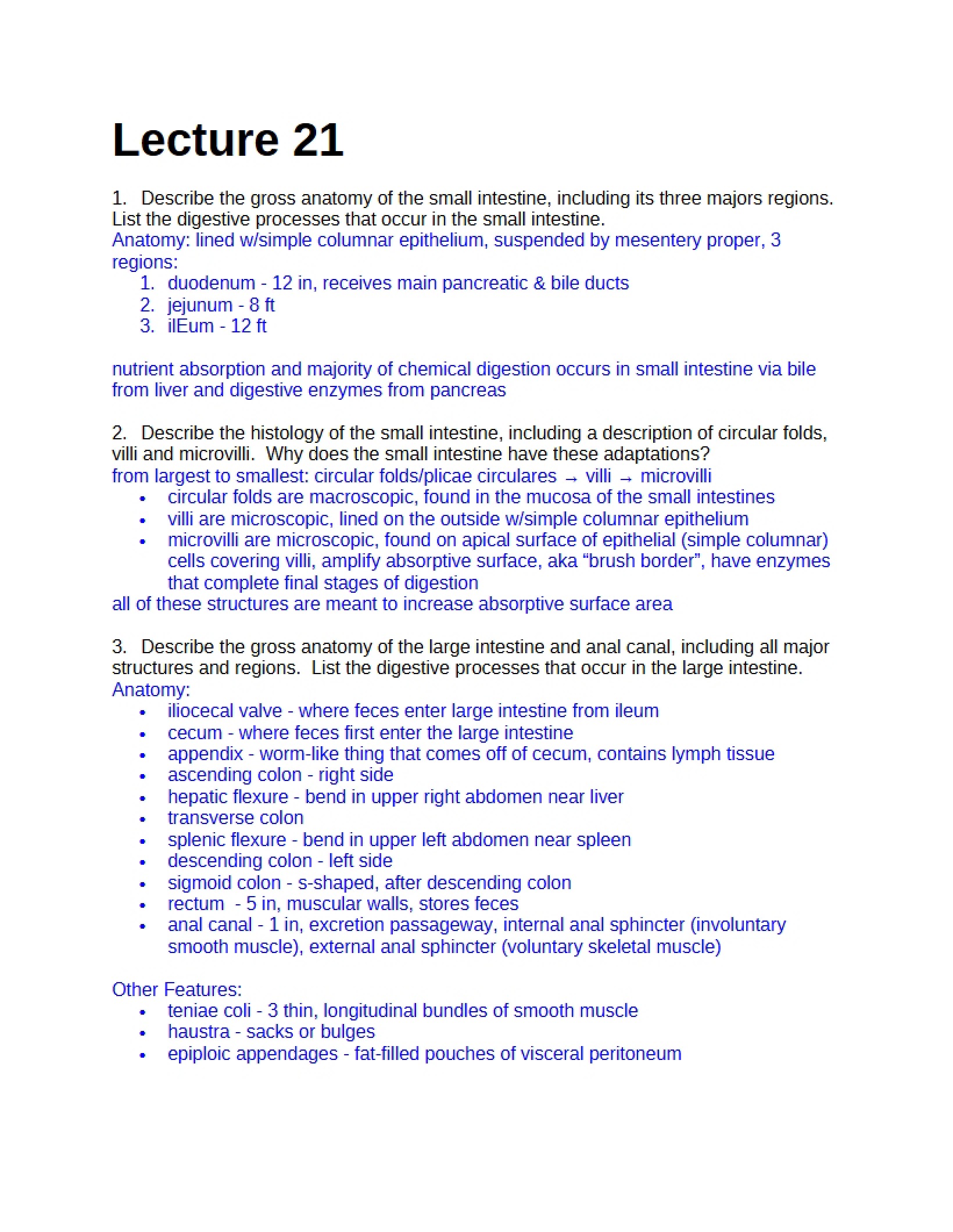Lecture 21 Notes