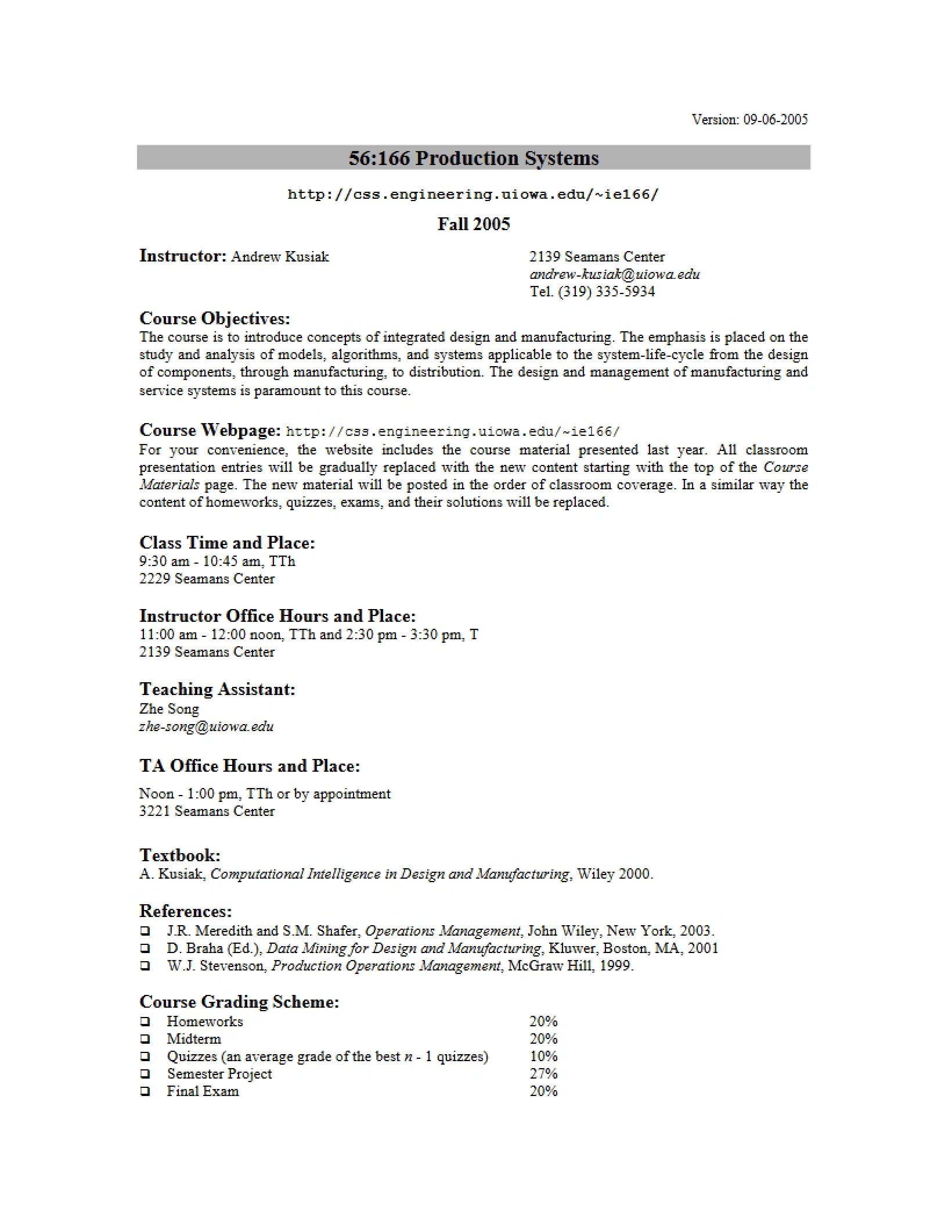 Systems of Production