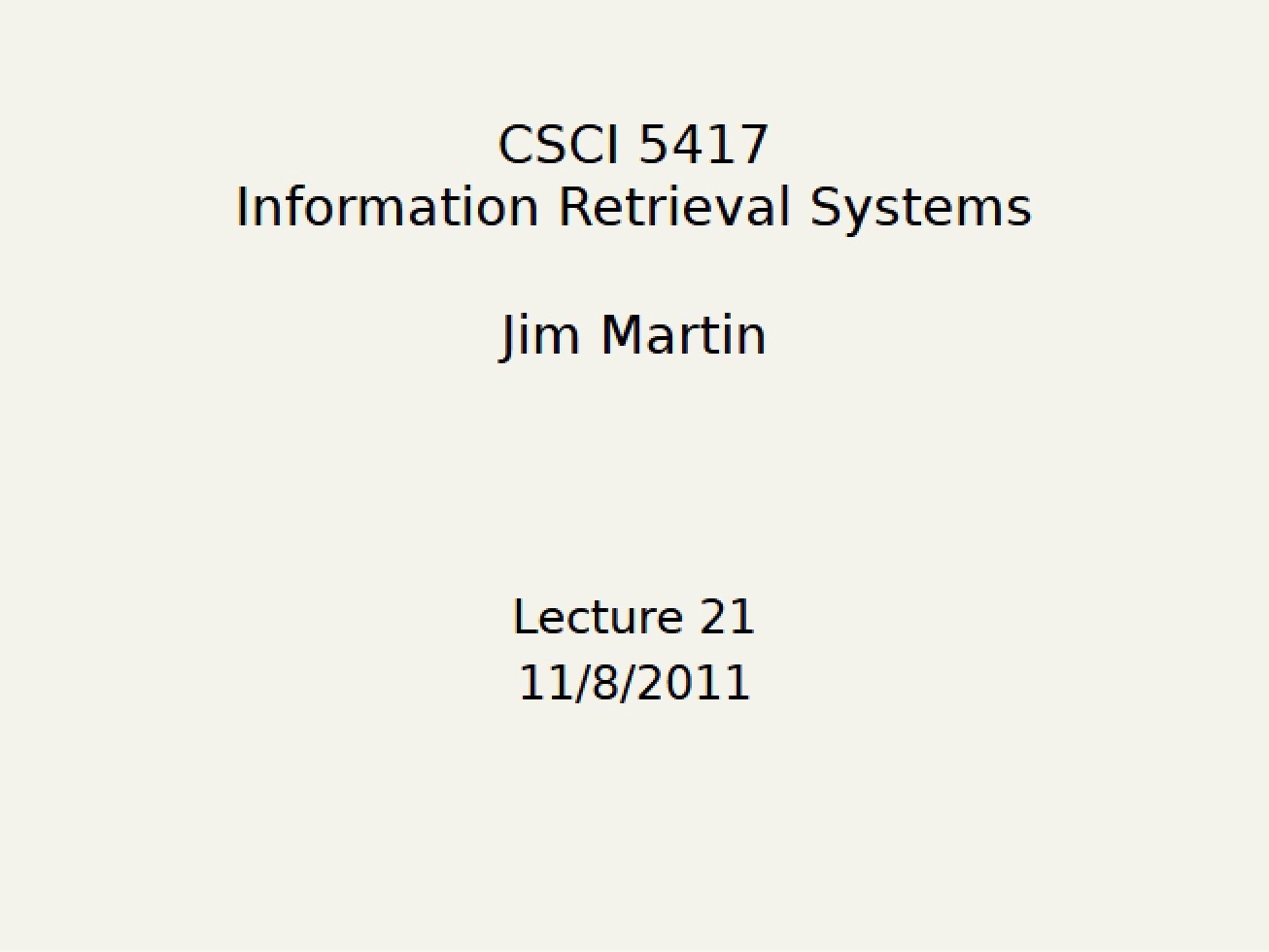 Techniques for Information Extraction